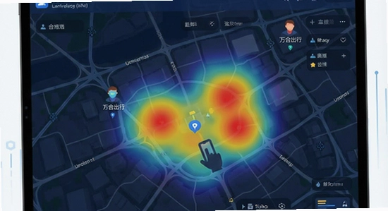 万合出行司机端热力图与接单效率提升示意图