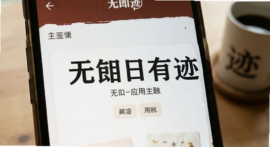 无印有迹应用主界面展示图