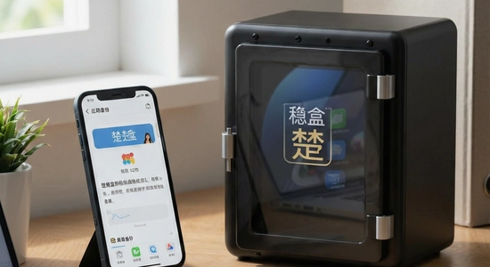 楚盒隐私保险箱与应用备份场景图