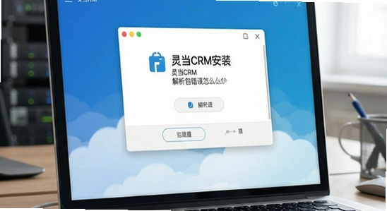 �鵱CRM��װʱ��ʾ������������ô��