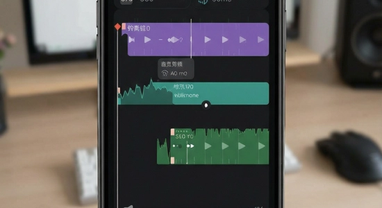 670*360的铃声剪辑与设置操作界面图