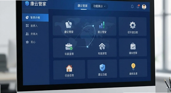 康云管家主界面功能展示图