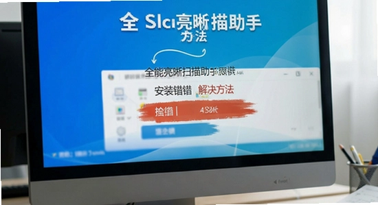 全能亮晰扫描助手安装报错解决方法