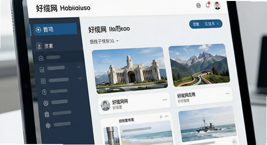 好缆网应用界面展示图