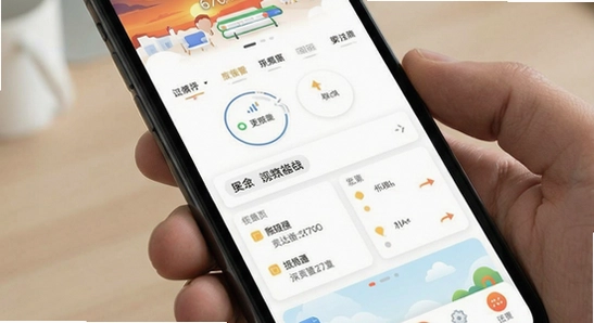 问达通移动端主界面展示 670x360