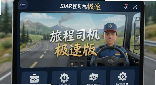 旅程司机极速版主界面功能展示图