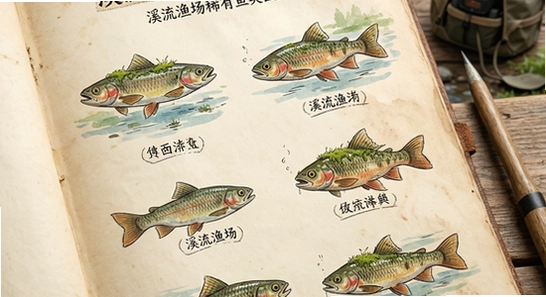 溪流渔场稀有鱼类图鉴