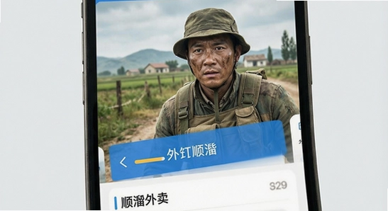 顺溜外卖app首页界面展示