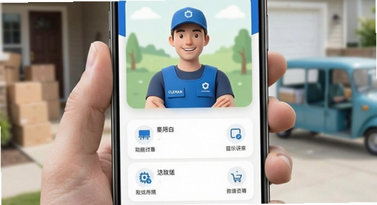 670*360 取件伙伴app主界面功能展示图