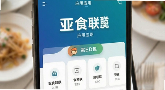 亚食联应用主界面展示图