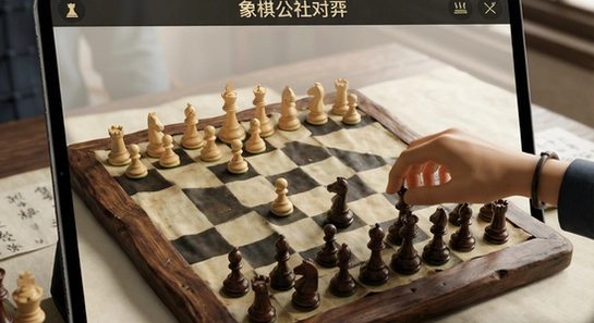 象棋公社对弈界面展示