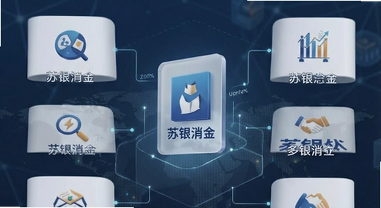 苏银消金多场景应用示意图
