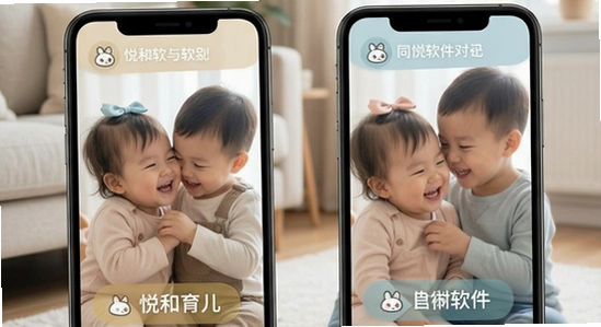 悦和育儿与同类软件对比