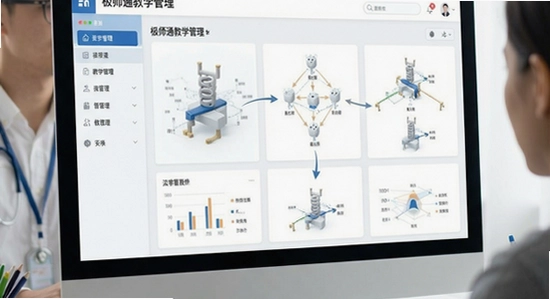 极师通教学管理界面展示