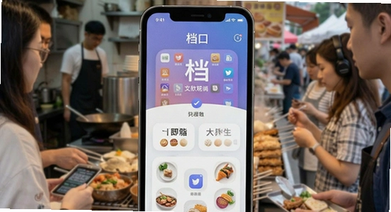 档口app适用人群场景图
