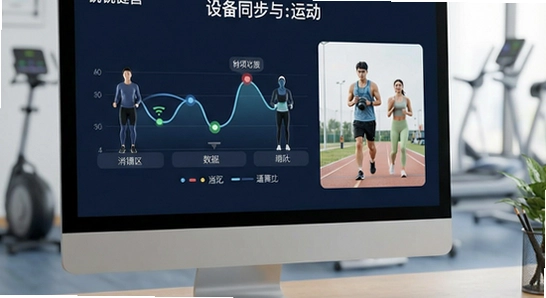 锐健营多设备数据同步与运动场景展示 670*360