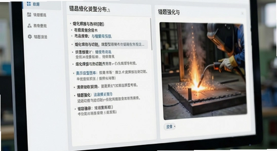 熔化焊接与热切割考试题型分布与错题强化界面展示