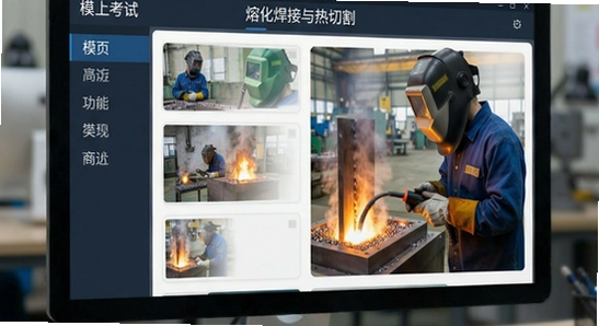 熔化焊接与热切割App主界面模拟考试功能展示
