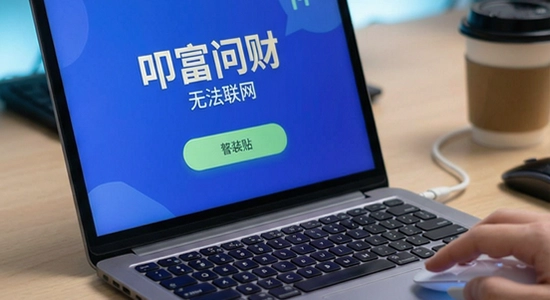 叩富问财安装后无法联网
