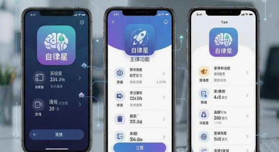 自律星app主界面功能展示图