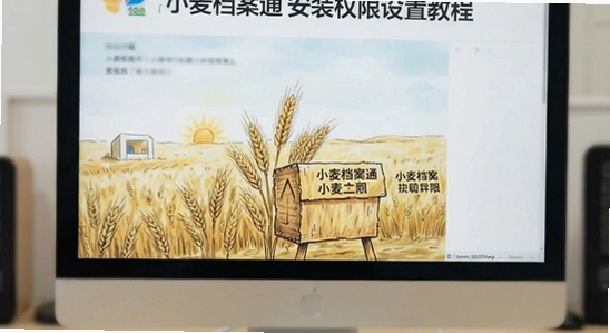 小麦档案通安装权限设置教程