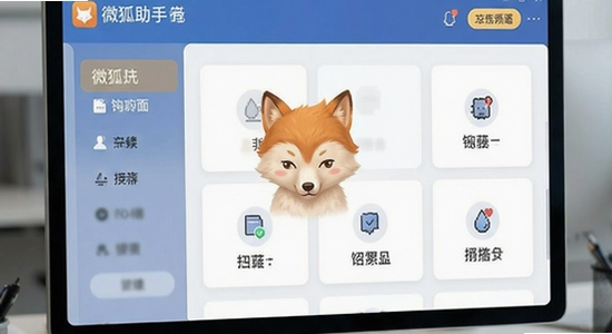 微狐助手主界面功能展示图