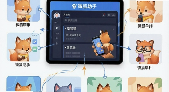 微狐助手多场景使用示意图