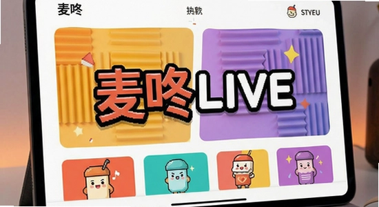 麦咚LIVE主界面展示