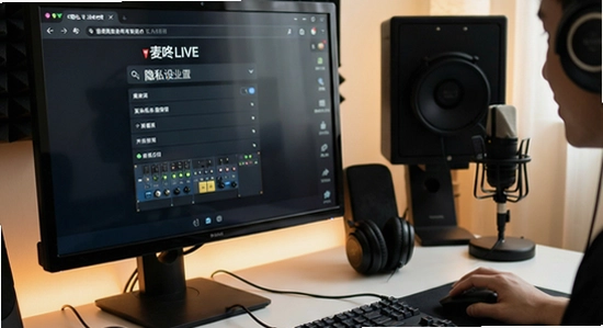 麦咚LIVE隐私设置与音频调试场景