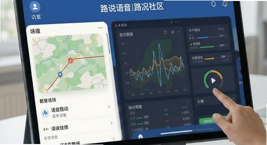 路说语音路况社区互动场景图