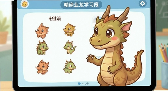670*360小精龙学习界面展示