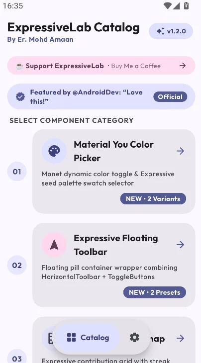 Material 3官方正版下载(JustForPixel expressive Lab)截图