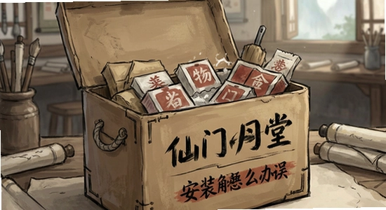 仙门丹堂安装解析包错误怎么办