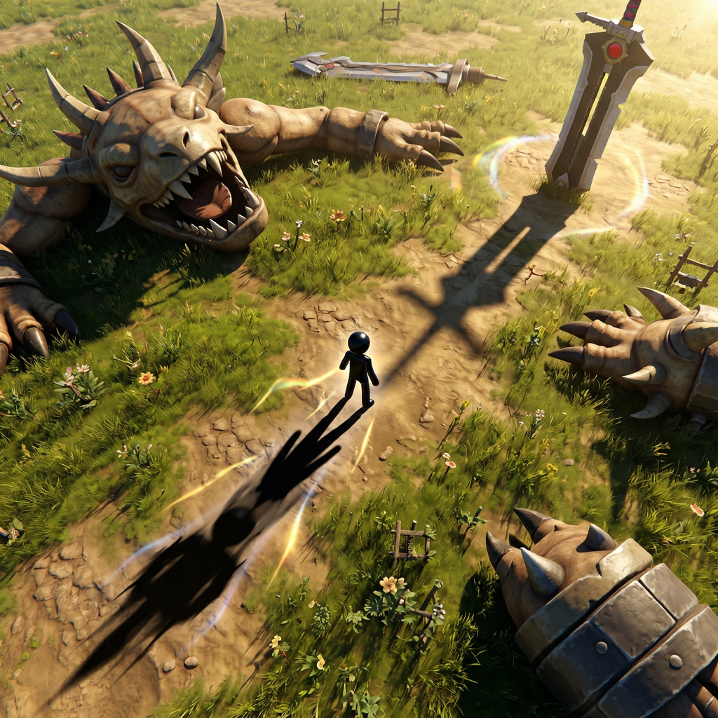 ���֮�У�����˰�Ӱ(Xenoblade Stickman Shadow)�ٷ�������v1.0.1 ��Ӱ�Ծ�