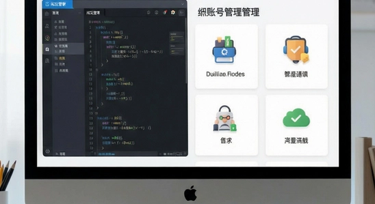 闲玩管家多账号管理场景示意图