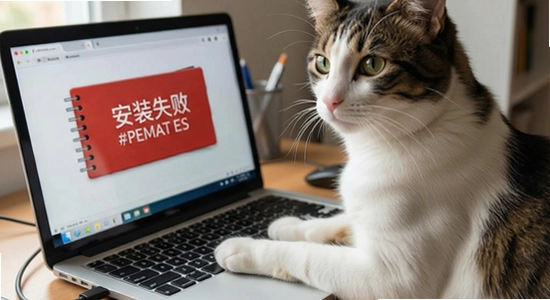 猫咪聊安装失败怎么解决