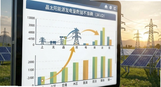 晶太阳能源发电量数据不准确