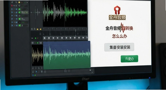 金舟音频剪辑转换安装失败怎么办