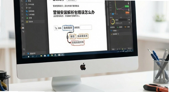 营销助手安装解析包错误怎么办