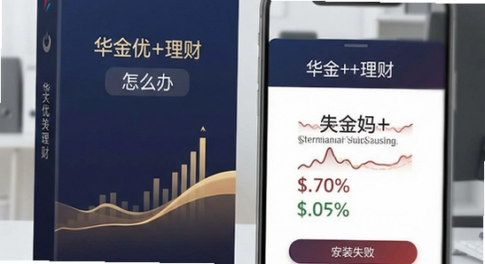 华金优+理财安装失败怎么办