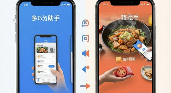 多场景使用外卖省钱助手对比图