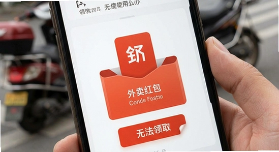 外卖红包领取后无法使用怎么办
