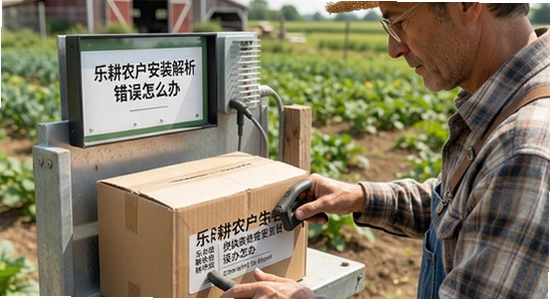乐耕农户安装解析包错误怎么办