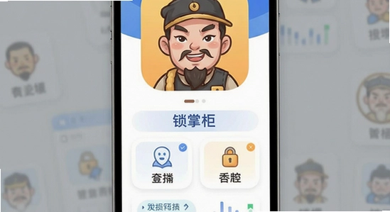 锁掌柜app主界面功能展示图