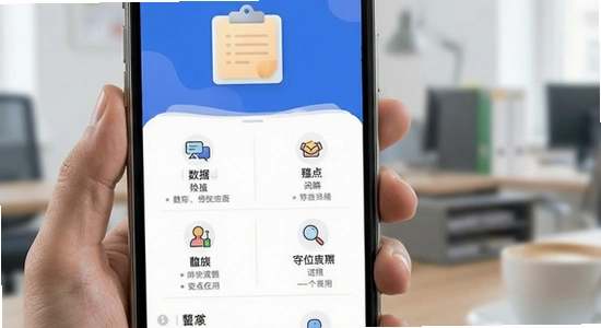 经营帮APP主界面功能展示图