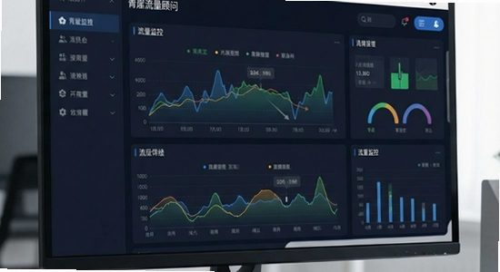 青崖流量顾问流量监控界面展示