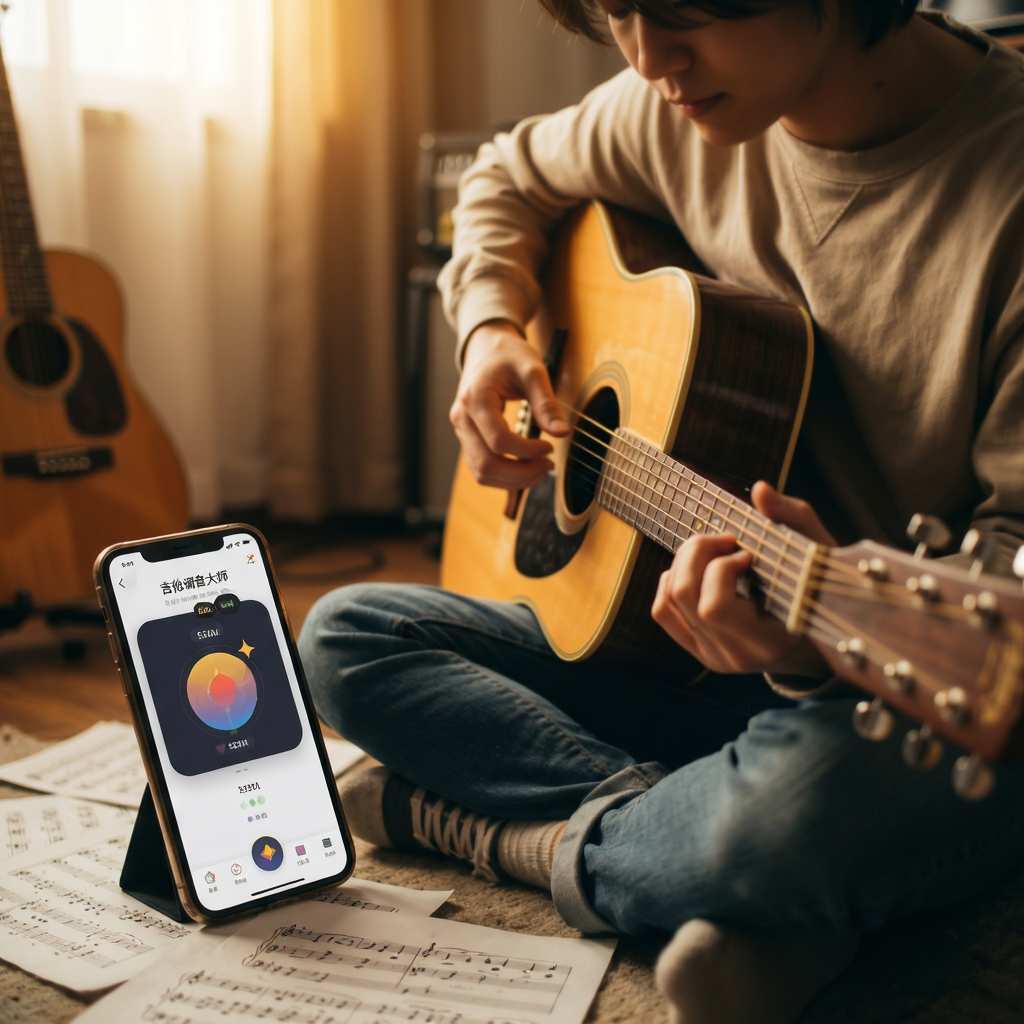 ����������ʦ(GuitarTuner)�ٷ������ؽ�ͼ