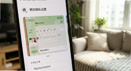 栖欢隐私设置在哪里