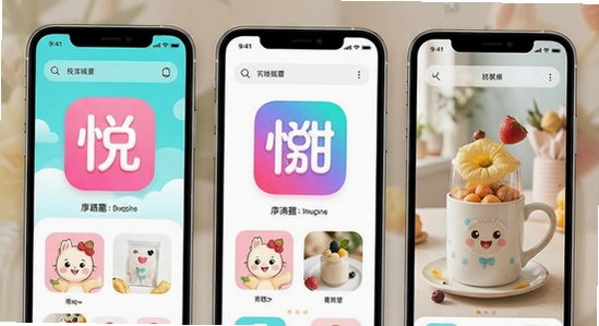 悦甜app多场景应用图