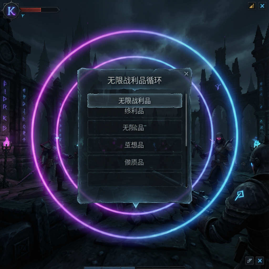 ����ս��Ʒѭ��(Infinite Loot Loop)MOD�˵�������v5.0.1 ���ò˵�